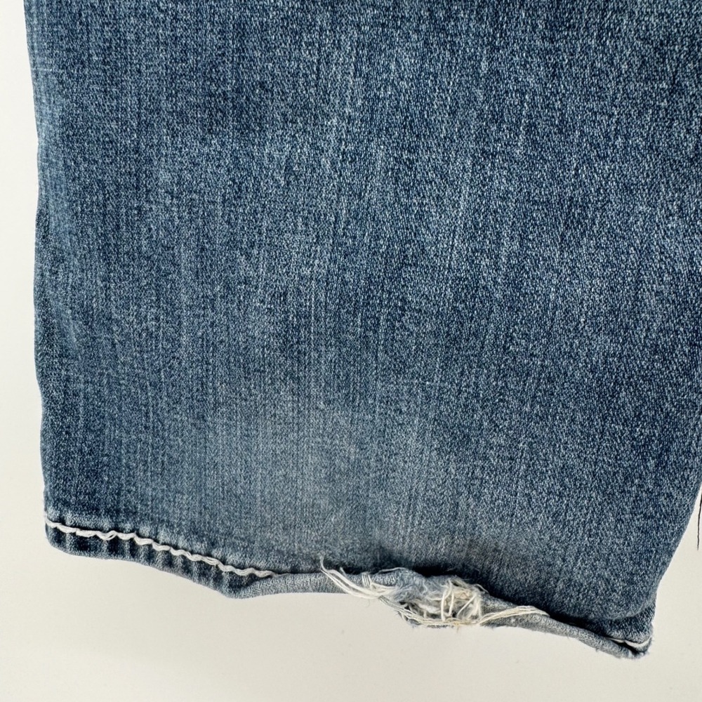 Vigoss‎ Chelsea Slim Boot Jeans Blue Contrast Stitch Bling Size 15/16 L35 (L32) - Picture 16 of 16